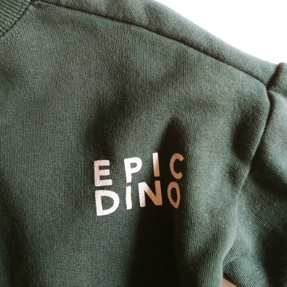 Zara Epic Dino Green Sweatshirt 18-24 Months - Picture 7 of 9